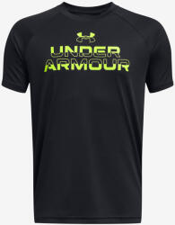 Under Armour UA Tech Split Wordmark SS Tricou pentru copii Under Armour | Negru | Băieți | 122