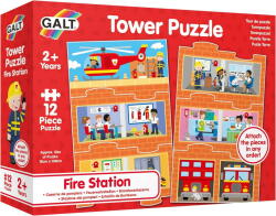 Galt Puzzle vertical - Statia de pompieri (12 piese) (1005545) - educlass Puzzle