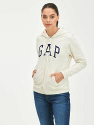 GAP Logo full-zip hoodie Hanorac GAP | Bej | Femei | XS