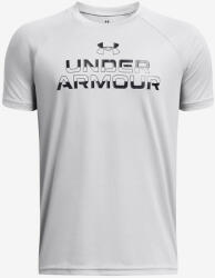 Under Armour UA Tech Split Wordmark SS Tricou pentru copii Under Armour | Gri | Băieți | 122