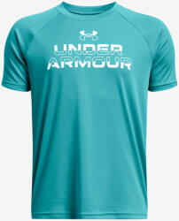 Under Armour UA Tech Split Wordmark SS Tricou pentru copii Under Armour | Albastru | Băieți | 122
