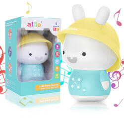 Alilo Baby Bunny - Iepuras interactiv cu povesti si cantece, albastru, RO/EN (G9S+Blue)