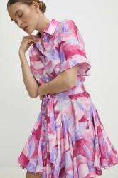 ANSWEAR ruha rózsaszín, mini, harang alakú - rózsaszín L - answear - 24 990 Ft