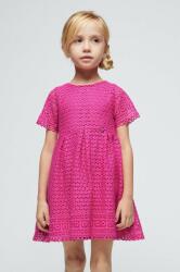 Mayoral gyerek ruha rózsaszín, mini, harang alakú - rózsaszín 98 - answear - 22 990 Ft