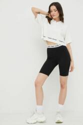 Tommy Jeans rövidnadrág női, fekete, sima, magas derekú - fekete M - answear - 29 990 Ft