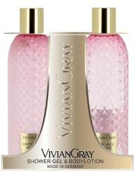 VIVIAN GRAY Gemstone Pink, White Musk & Pineapple, Femei, Set: Gel de dus, 300 ml + Lotiune de corp, 300 ml