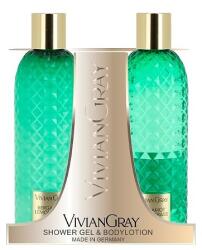 VIVIAN GRAY Gemstone Green, Femei, Set: Gel de dus, 300 ml + Lotiune de corp, 300 ml