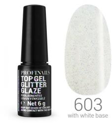 Profinails UV lakkzselé Glitter Glaze Top 6gr 603