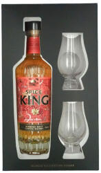 Spice King whisky Ajándékcsomag 2 pohárral (0, 7L / 46%) - goodspirit