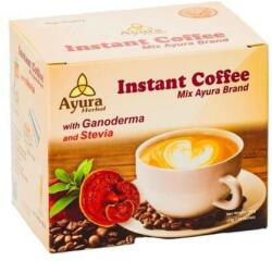 Cafea cu ganoderma si stevie Instant Coffee Mix, 10 plicuri, Ayura Herbal