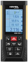 Nivel System Nivel System kézi lézertávmérő 50 méterig, zöld irányfénnyel, bluetooth-al (NS HDM-50G)
