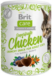  Brit Care Cat Snack Superfruits Chicken jutalomfalat macskáknak 100g