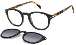 David Beckham DB 1080/CS WR7/LB 49 Férfi szemüvegkeret (optikai keret) clip-on napszemüveg előtéttel (DB 1080/CS WR7/LB)