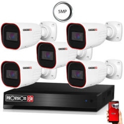 Provision-ISR AHD-30 5 kamerás megfigyelő kamerarendszer 5MP