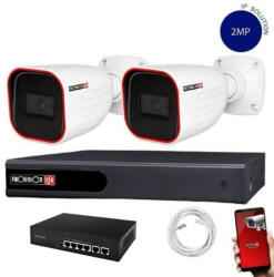 Provision-ISR Full HD 2 kamerás IP kamera rendszer 2MP felbontás (PRIP02)