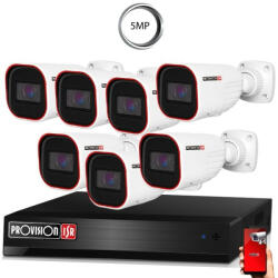 Provision-ISR AHD-30 7 kamerás megfigyelő kamerarendszer 5MP