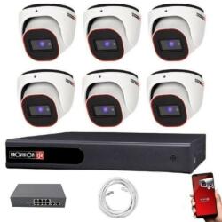 Provision-ISR 6 dome biztonsági kamerás IP kamera rendszer 2MP