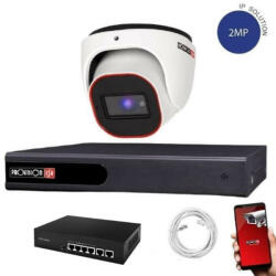 Provision-ISR 1 dome biztonsági kamerás IP kamera rendszer 2MP