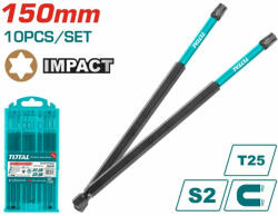 TOTAL - Set 10 Biti De Impact Pentru Surelnita 150mm (tacim16t2563)