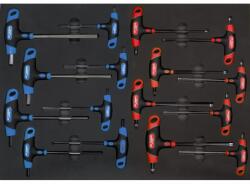 SP Tools Tálcás SP Tools "M" T-fogós imbusz készlet 16 db-os metrikus + COLOS (SP00551)