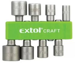 Extol dugókulcs bitbefogással 8 db készlet laptáv 5-13mm