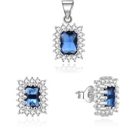 Beneto Set elegant de bijuterii cu zirconi TAGSET287 (pandantiv, cercei)