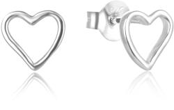 Beneto Cercei inimioare minimaliste din argint AGUP2691