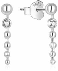 Beneto Divatos ezüst fülbevaló cirkónium kővel AGUP1122L