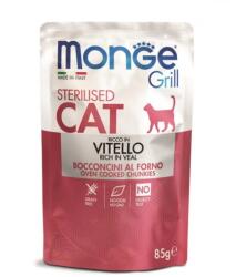 Monge Plic Monge Grill Cat Sterilised cu Vitel, 85