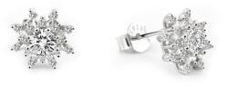 Beneto Gyengéd ezüst fülbevalók Hópehely AGUP2749
