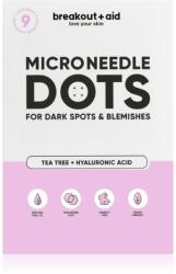 My White Secret Breakout + Aid Microneedle Dots helyi ápolás mikrotűkkel a pattanások utáni sötét foltokra 9 db