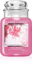 Village Candle Cherry Blossom lumânare parfumată (Glass Lid) 602 g