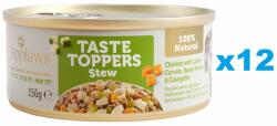 Applaws Taste Troppers Conserve Tocanita pentru caini, cu pui, miel si morcovi 12x156 g