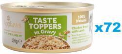 Applaws Taste Topper Set conserve pentru caine, piept de pui cu miel in sos 72x156 g