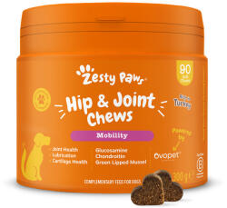 Zesty Paws 2x90db Zesty Paws Hip & Joint Chews pulyka étrendkiegészítő kutyáknak