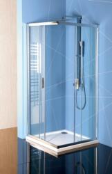 SAPHO Polysan Easy Line szögletes tolóajtós zuhanykabin átlátszó üveggel 90x90 cm (EL5115)