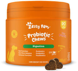 Zesty Paws 2x90db Zesty Paws Probiotic Chews tök étrendkiegészítő kutyáknak