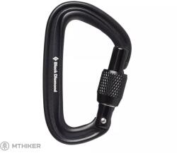 Black Diamond LITEFORGE SCREWGATE karabiner, fekete