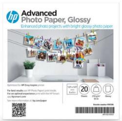 HP Hartie foto lucioasa, HP Advanced Photo Paper, 127 x 127 mm, 250 g/m2, 20 coli/top 49V50A