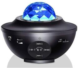 Welora Intelligens projektor forgatható éjszakai lámpával, beépített Bluetooth hangszóróval és távirányítóval (DR8-220-027)
