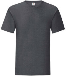 Fruit of the Loom Férfi rövid ujjú póló Fruit of the Loom Iconic 150 T -3XL, Sötét heather szürke