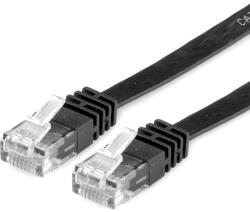 Valueline Kábel Value UTP CAT6 lapos kivitel, Fekete 1m (21.99.0961)