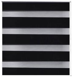 vidaXL Zebra roló 90 x 150 cm Fekete (240208) (240208)