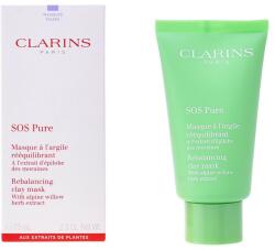 Clarins SOS Pure Rebalancing Clay SOS Mask Arckozmetikumok, 75 ml, női