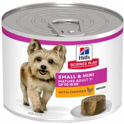 Hill's Hill's Science Plan Mature Small & Mini Mousse - Pui (12 x 200 g)
