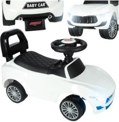 Inlea4Fun Mașină pentru copii cu efecte sonore și luminoase - Inlea4Fun BABY CAR - alb (IA-KX4411)