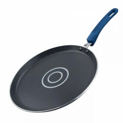 Tasty Tigaie pentru clatite Tasty 678520, 26 cm, Sistem de dozare a uleiului, Aluminiu, Acoperire antiaderenta, Albastru (678520)