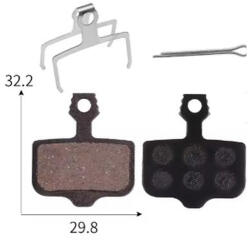 Toopre TP-02D tárcsafék fékbetét Avid Elixir és Sram XX, XO fékhez, acél alap, félfémes pofa, 2 pár