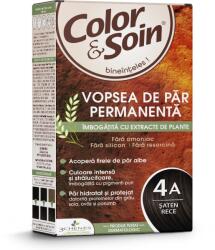 Color & Soin Vopsea de par fara amoniac, fara silicon, saten rece, 4A, Color&Soin