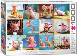 EUROGRAPHICS 1000 db-os puzzle - Funny Pigs, Lucia Heffernan (6000-5770) (6000-5770)
